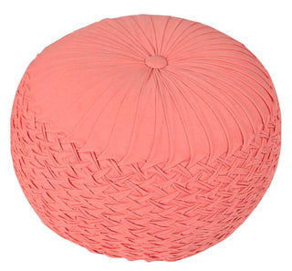 L.R. Resources POUFS99708CRL1814 Ottoman